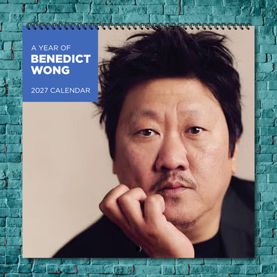Benedict Wong 2027 Wall Calendar 12 Month Celebrity Photo Fan Collectible