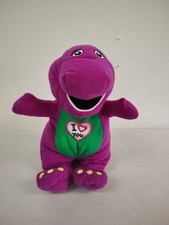 Barney Talking Singing Plush 8 Dinasour I Love You You Love Me Talking Works Toy