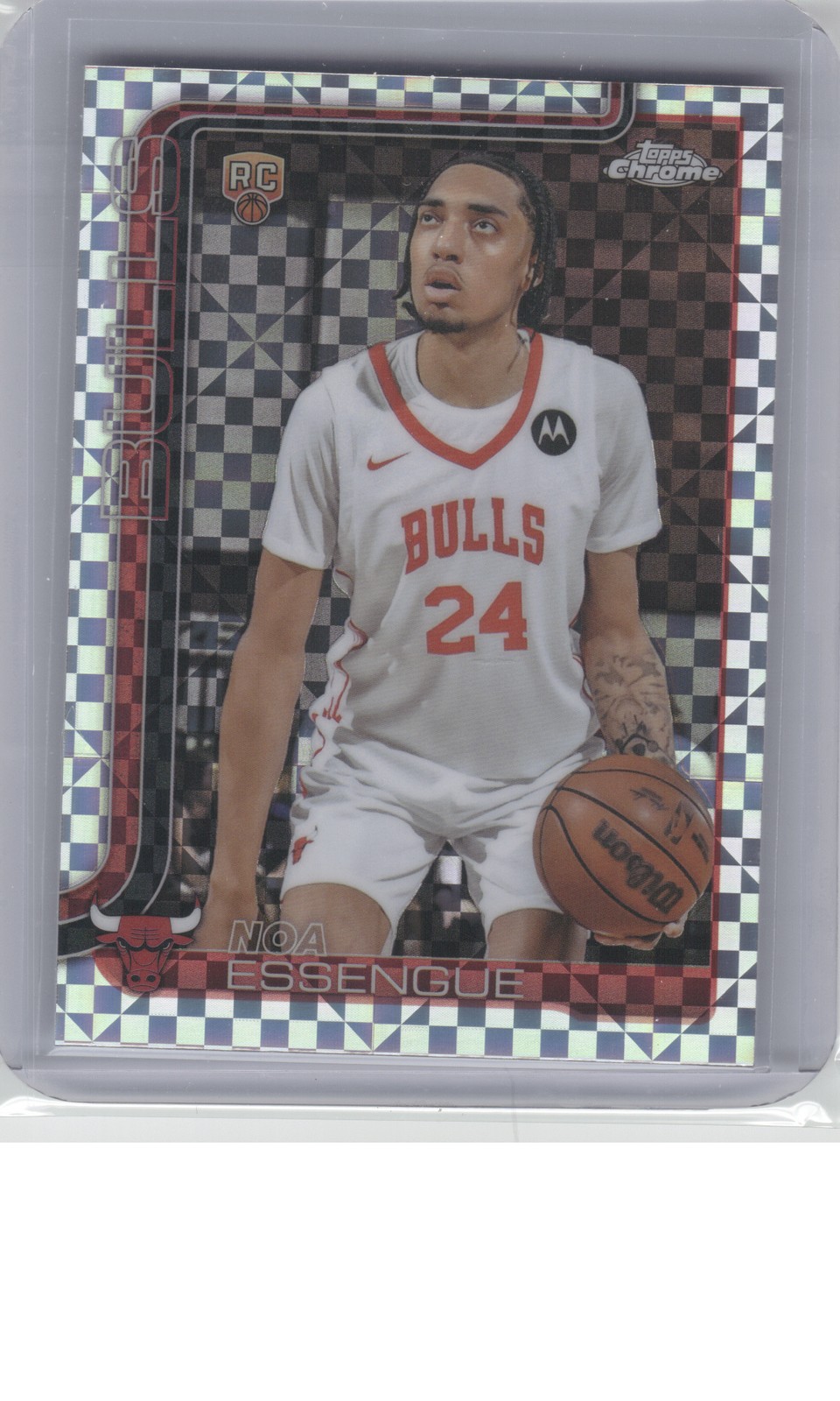 2025-26 Topps Chrome #262 Noa Essengue X-Fractor B22R4C54