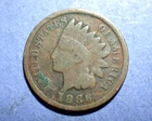 1886 Type 2 Indian Cent  Good details