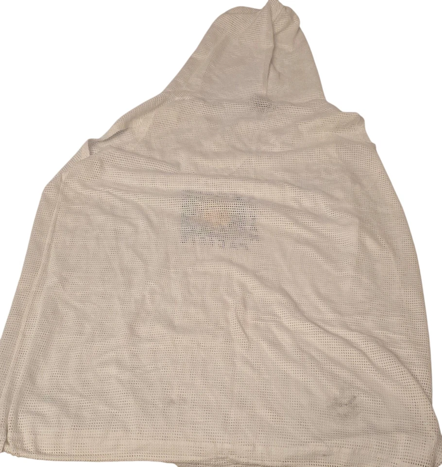 Camisa vintage OP Ocean Pacific para hombre blanca con capucha malla jersey sin mangas años 80 Foto 2 de 4
