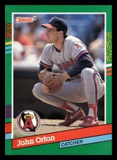 John Orton 1991 Donruss #714 California Angels FREE SHIPPING *095