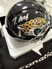 Travis Hunter 2025 Fanatics Under Wraps AUTOGRAPH SIGNED Mini Helmet JAGUARS
