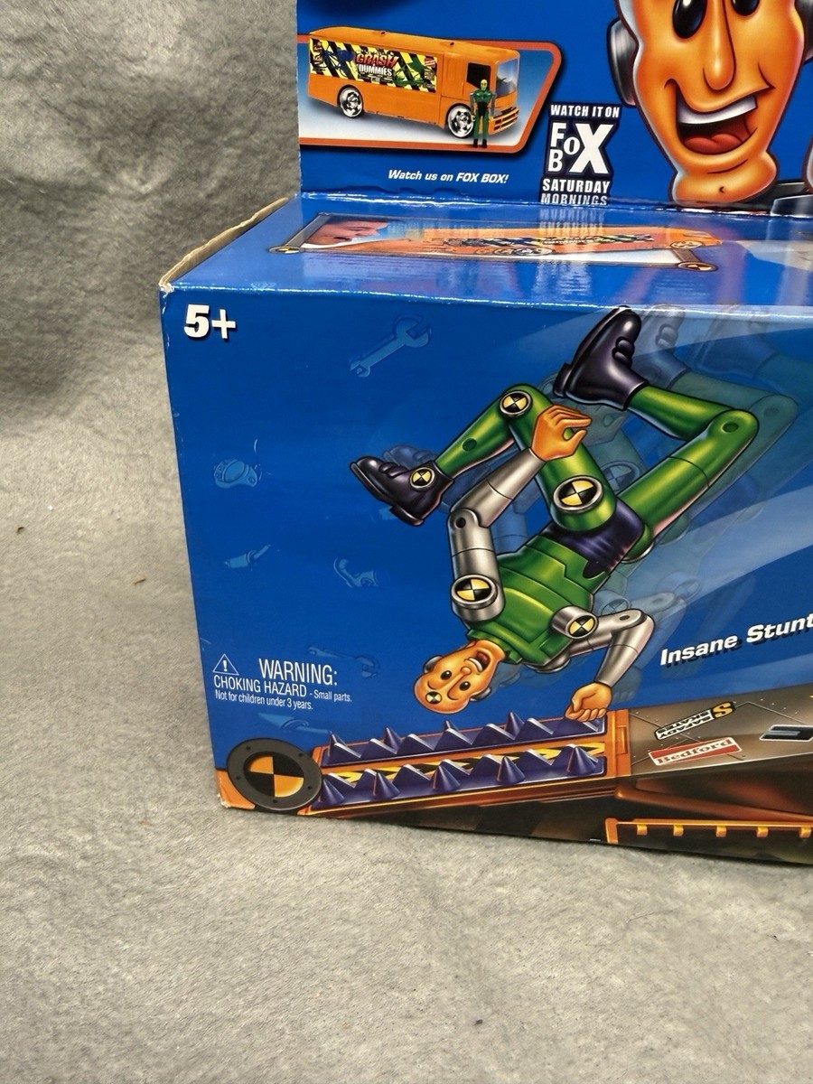 VINTAGE HOT WHEELS INCREDIBLE CRASH DUMMIES CRASH ROAD SHOW NIB