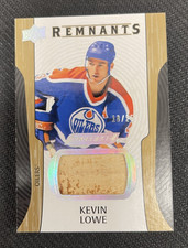 2024-25 UPPER DECK ENGRAINED ICONS KEVIN LOWE REMNANTS #ed 18/25