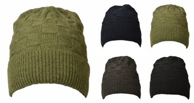 CIOCCA hat, cap with cuff, checkered fabric workmanship, item CIACC008