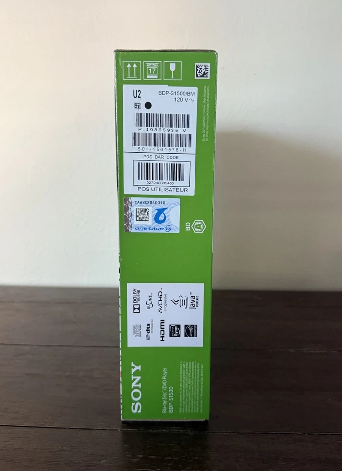 Sony BDP-S1500 Blu-ray Disc Player - Black Factory Sealed - Image 4 of 4