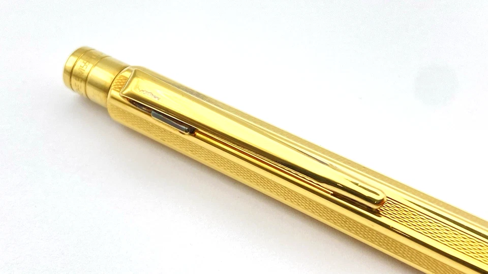 VINTAGE CARAN D`ACHE ECRIDOR BALLPOINT PEN IN GOLD PLATED MADE IN SWITZERLAND - Image 2 of 4