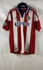 Adidas Men's Chivas USA Soccer Jersey Red White Stripe Signed Zemanski #21 Sz L