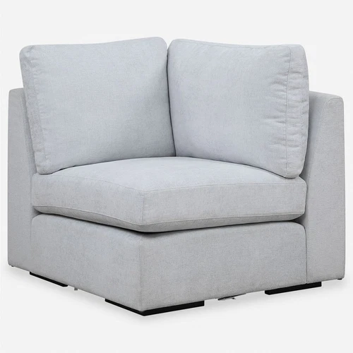 Uttermost Refuge Cloud Blue Corner Sofa - Picture 1 of 2
