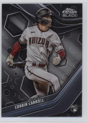 2023 Topps Chrome Black Refractor 141/199 Corbin Carroll #93 Rookie RC 0bg1