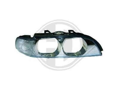 Scheinwerfergehäuse links mit Chromblende für BMW E39 1995-2000