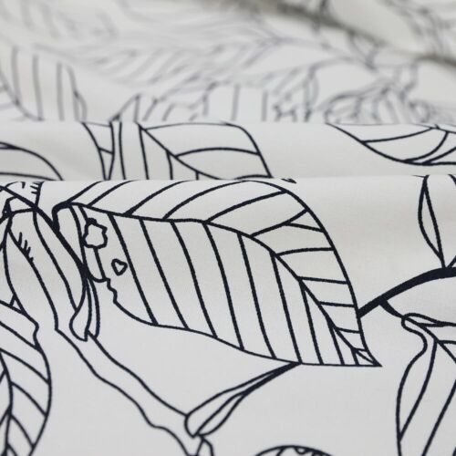Leaf Pattern Curtain Living Bedroom Room Drape Window Curtain Home Decor - Picture 6 of 12
