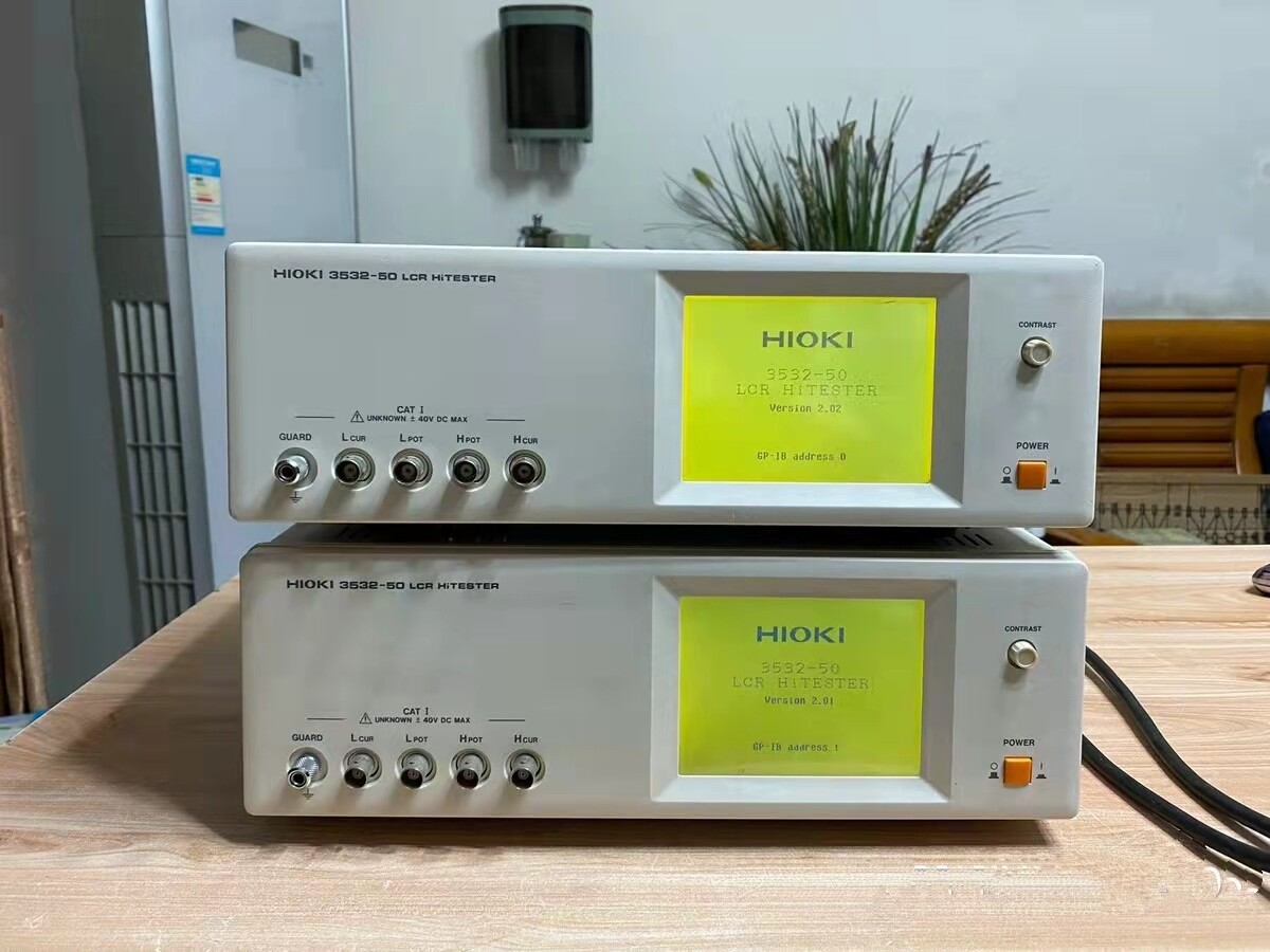 Hioki 353250 LCR Hitester Meter with 9518 GPIB Interface 4 BNC 2