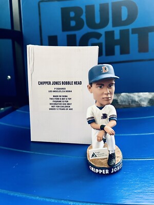 2013 Chipper Jones Hall of Fame Legend Durham Bulls Atl Braves Bobblehead SGA