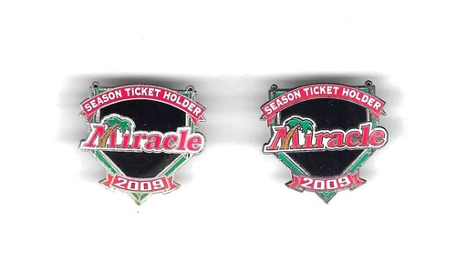2x 2009 Ft. Myers Miracle Dauerkartenhalter Anstecknadeln Limited Edition Baseba - Bild 6 von 8