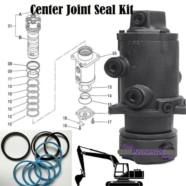 Terna Per Valigetta E Kit Guarnizioni Dozer JIC-1543273C1 - Parti Di Alta Qualit&agrave;