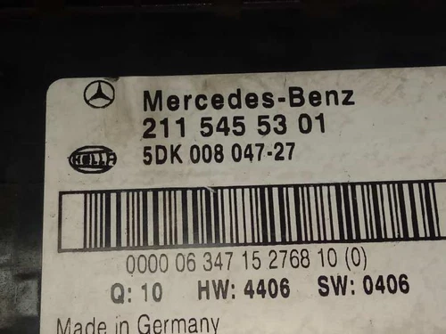 Caja Reles/Fusibles para MERCEDES-BENZ CLASE E (BM 211) BERLINA 2002 5152783 - Imagen 9 de 10