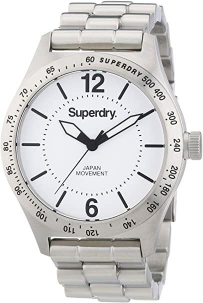 Superdry Battalion Stainless Steel Men's Watch SYG107WM