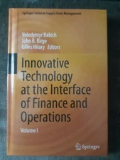 Innovative Technology at the Interface of Finance and Operations: Volume I: Good