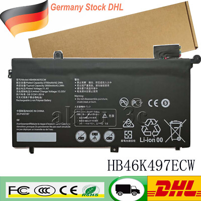 HB46K497ECW Akku für Huawei Matebook D 15 2018 MX150 PL-W19 MRC-W00 MRC-W10 MRC