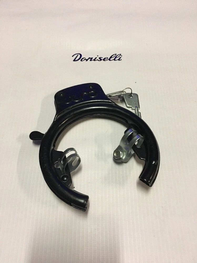 Lucchetto A Ferro Di Cavallo Per Bici In Acciaio - Antifurto Con 2 Chiavi, Sicurezza Per Moto E Scooter