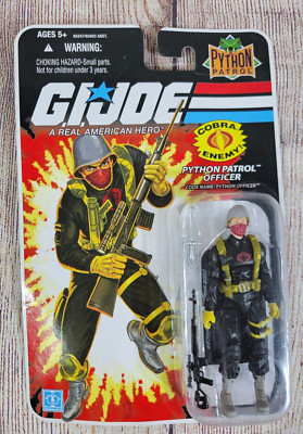 Gi joe Cobra 25th Python Patrol Officer Python Patrol MOC