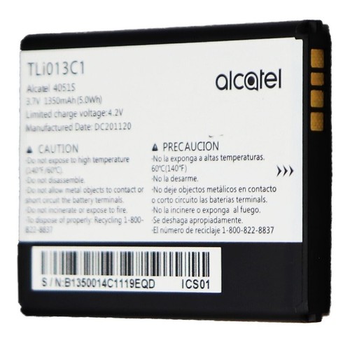 Alcatel OEM Rechargeable Battery (3.7V) 1350mAh (TLi013C1) eBay