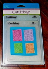 Cricut Cuttlebug 4pk Embossing Folders SUMMER SET Item 2001315
