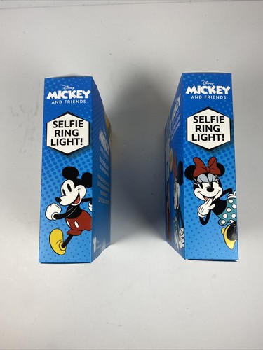 Disney Mickey And Friends Pierścień do selfie Światło LED 2-pak Mickey i Minnie - Zdjęcie 2 z 5