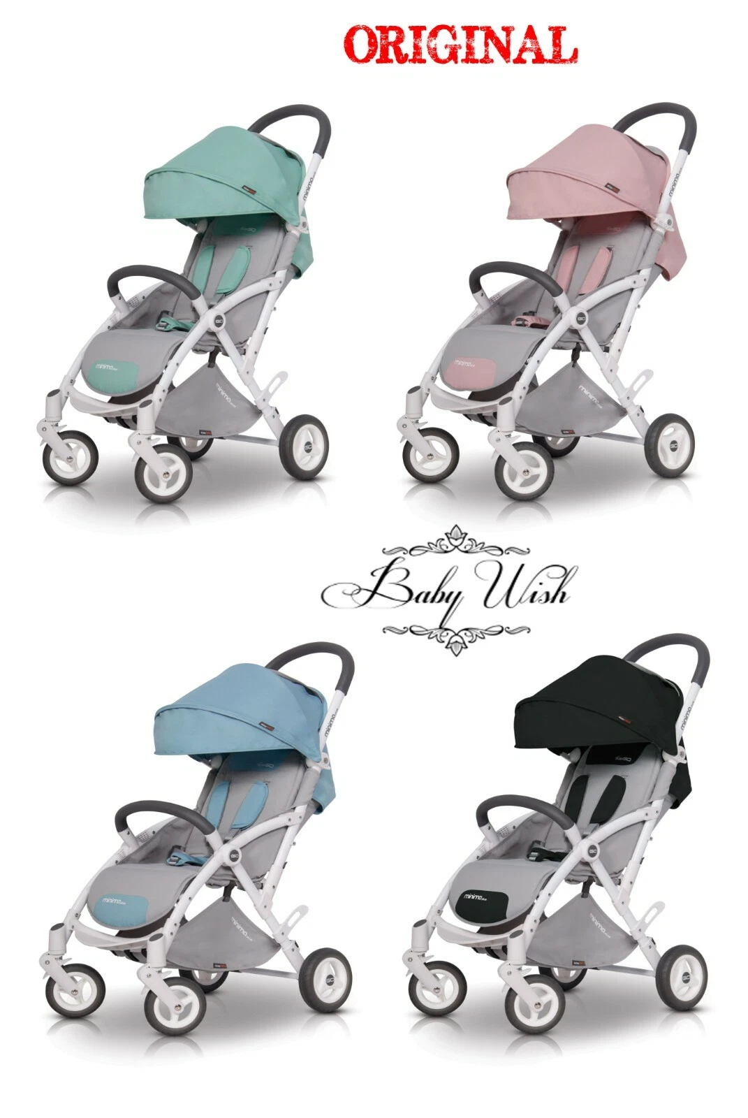EasyGO MINIMA PLUS BABY STROLLER PUSHCHAIR BUGGY KIDS + FREE EXTRAS !!!
