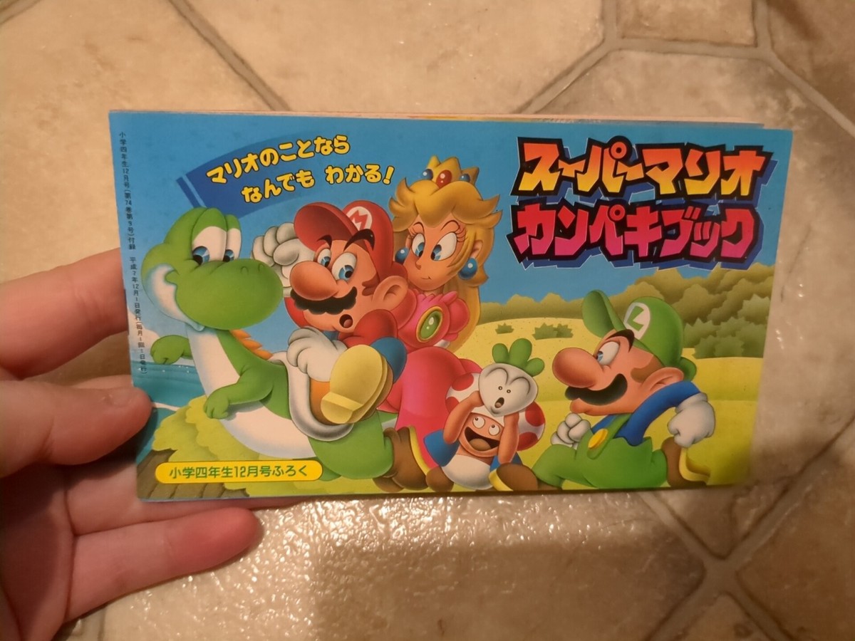 Extremely Rare 1995 Japanese Nintendo Advertising Super Mario