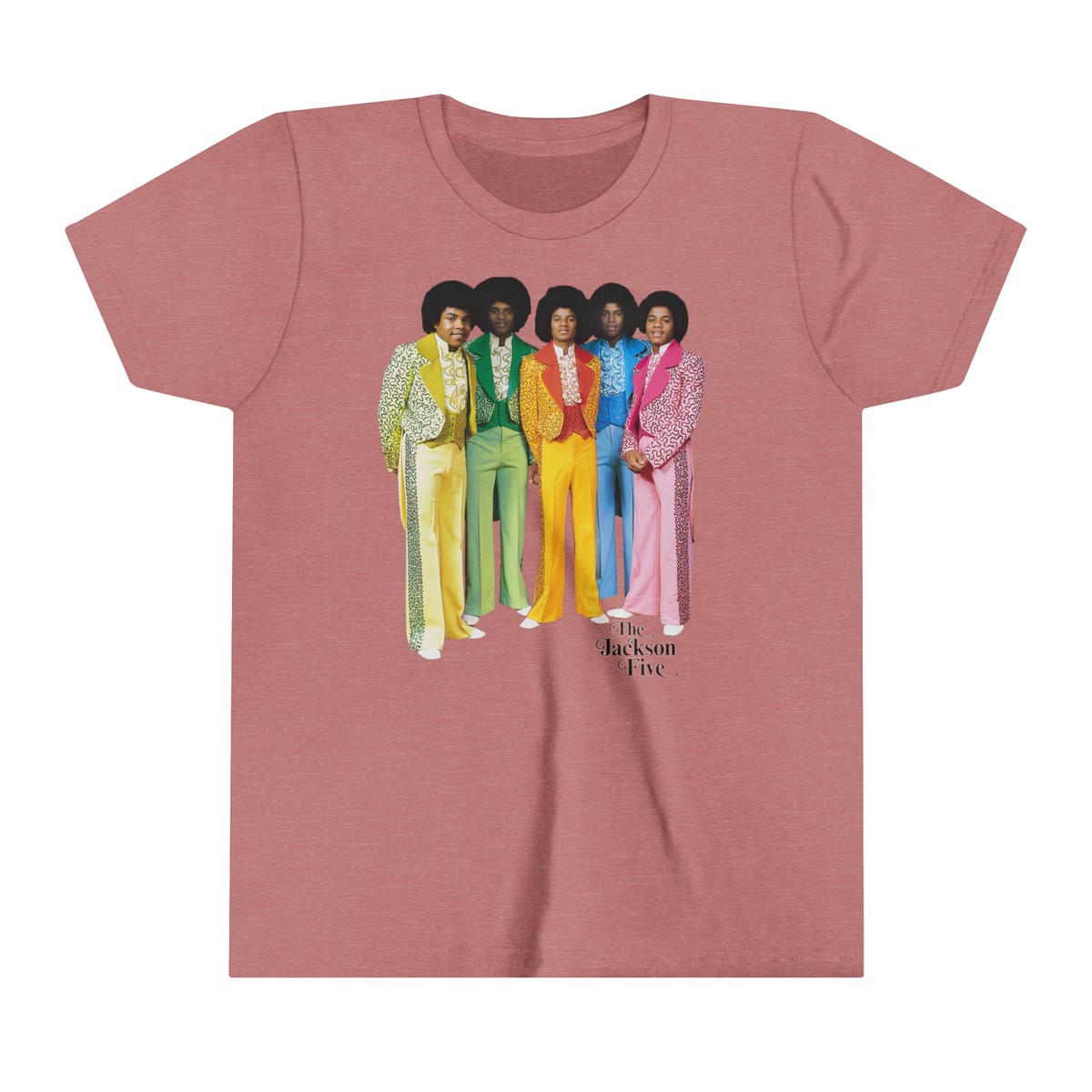 Jackson Five Kids Tee - Michael Jackson 5 Retro 70s Afros Soft