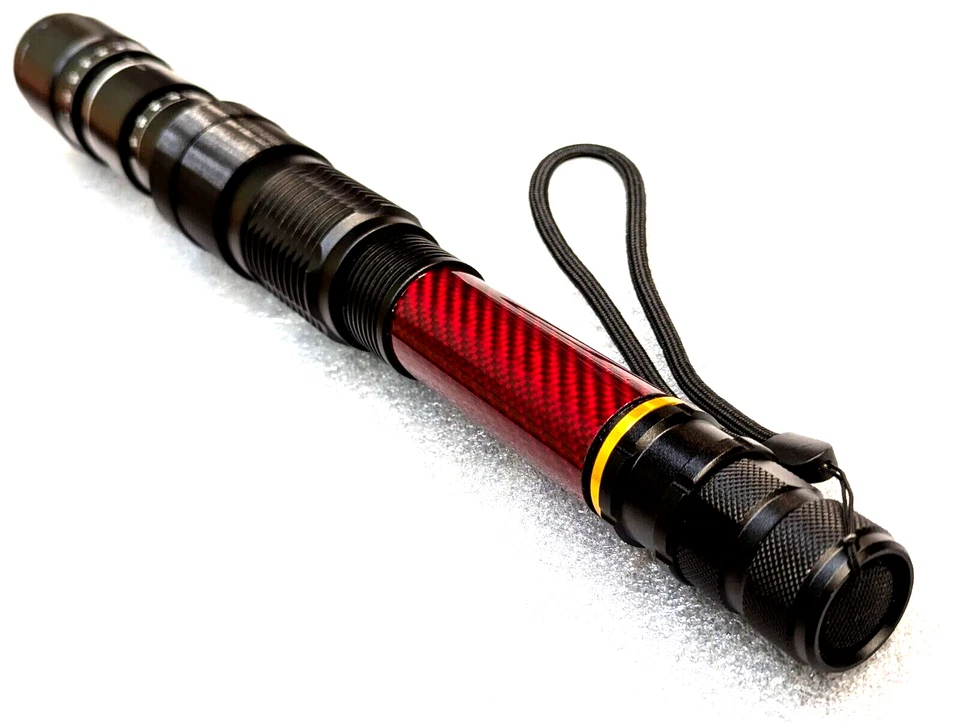 Z80 - Rojo grande - Puntero personalizado - Diodo láser 1W-HL63283HD con expansor de haz 8X Foto 2 de 4