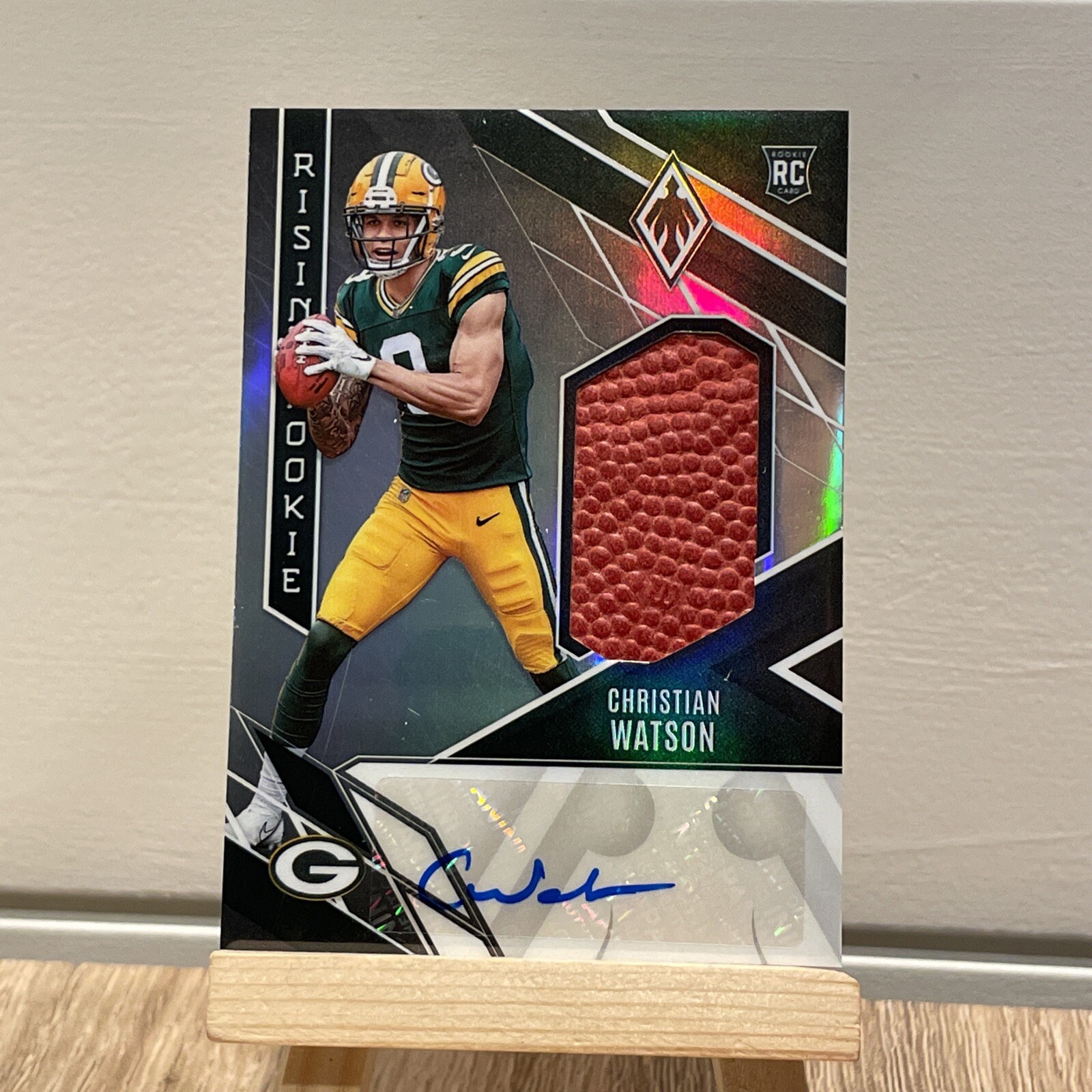2022 Phoenix Christian Watson Rising Rookie Patch Auto /149 Green Bay ...
