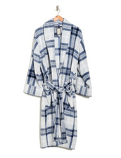 DANIEL BUCHLER Multi Plaid Robe for Men NWT 110.00