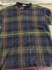 USA Made VTG 80s/90s Polo Ralph Lauren Plaid Checks Flannel Pony Golf XL