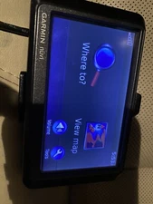 Garmin Nuvi 265W Portable GPS Unit Black USB Charging Cable Car Mount Bundle