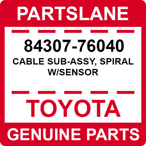 Lexus CT200h 2011-2017 OEM Genuine Clock Spring Spiral Cable Lexus CT200h 2011-2017 OEM Genuine Clock Spring Spiral Cable