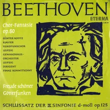 BEETHOVEN Choral Fantasie Symphony 9 4th mvt KONWITSCHNY KOOTZ Eterna 820211