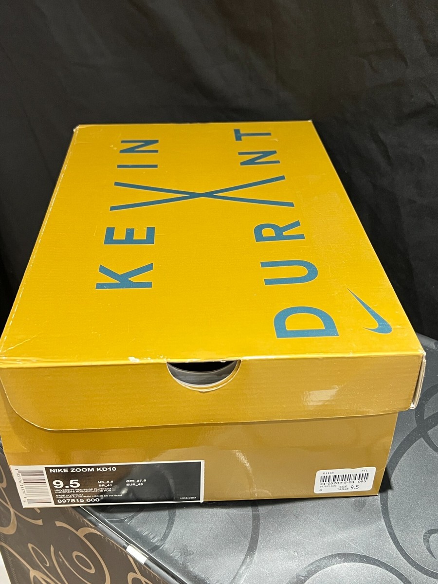 Nike KD 10 Red Velvet size 9.5 | eBay