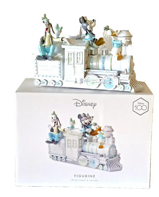 Hallmark Disney 100 Mickey & Friends Train Special Ed. 2023 Figurine Light Sound