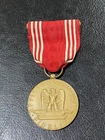 Vintage WW2 U.S. Army Good Conduct Medal Ribbon Award Pin Brooch WWII Military