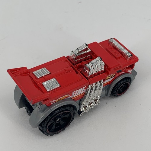 HEISSRÄDER Auto BACKDRAFTER Feuerwehrauto rot #822 Hot Rod - Bild 4 von 8