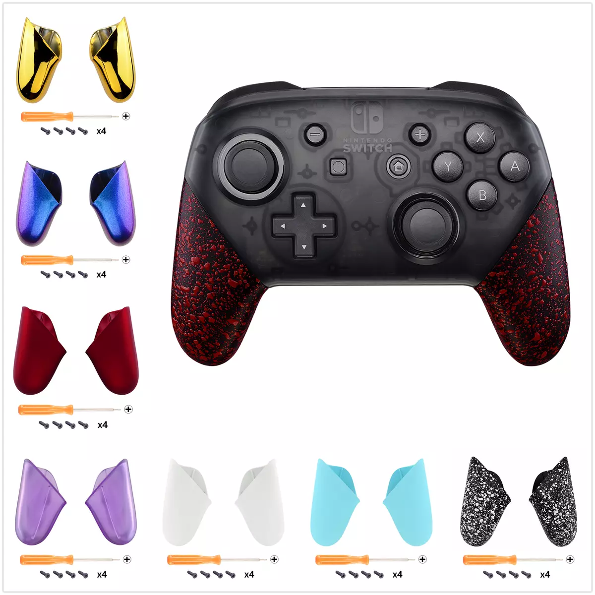 Nintendo switch pro 2024 controller grip shell