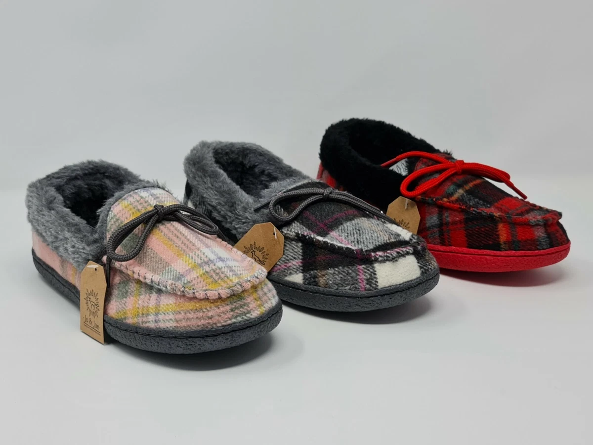 Tartan hotsell moccasin slippers