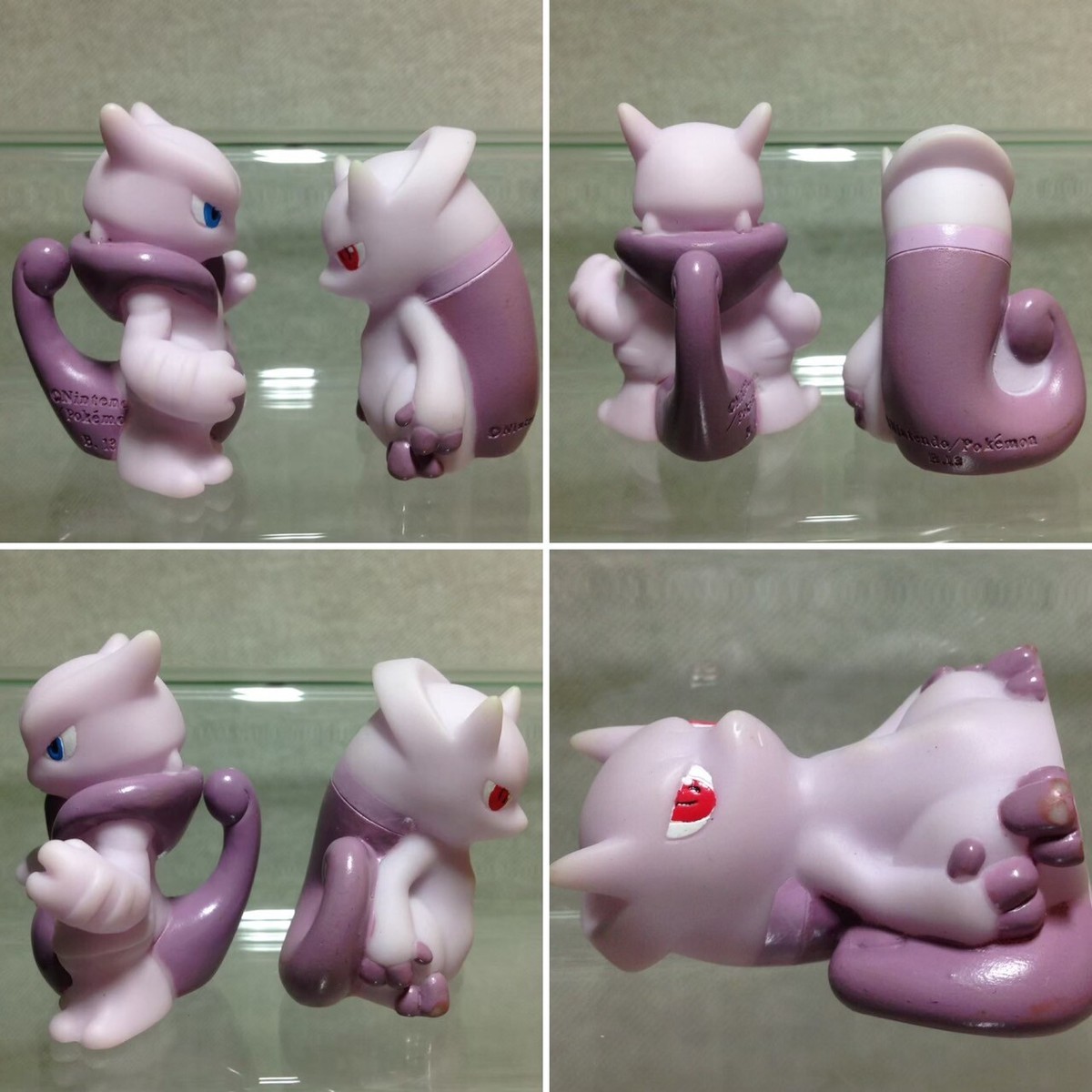 Mega Mewtwo X & Y(2 pcs)Pokemon Monster Bandai Kids Finger