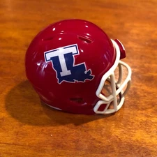 Louisiana Tech Bulldogs custom pocket pro helmet C-USA