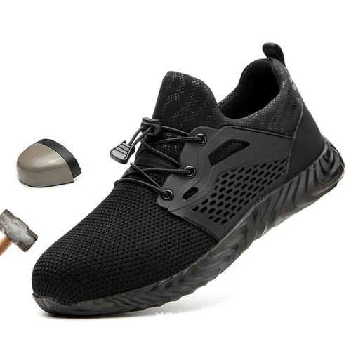 Men's Sneakers Safety Shoes Work Steel Toe Cap Bulletproof Boots Indestructible - Picture 14 of 21