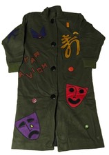 Marylou Ozbolt Storer Vintage Seattle Fibrearts Patch Coat Women's Medium